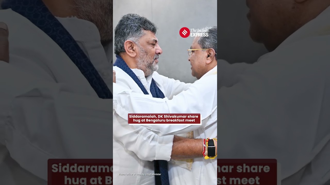 Siddaramaiah To Resign? Big Hug With DK Shivakumar Sparks Buzz