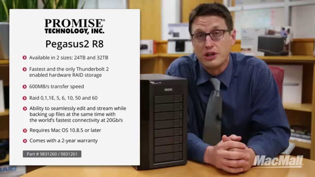 Promise Pegasus2 R8 24TB Overview - MacMall
