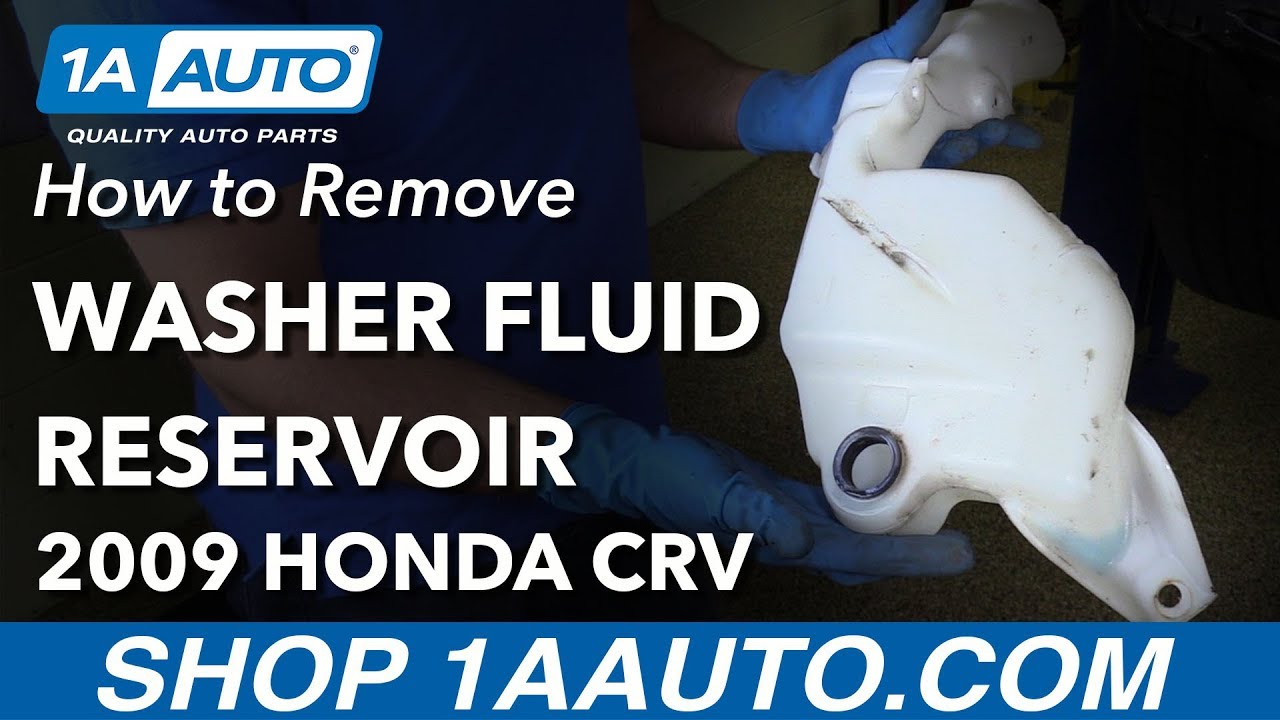 How to Replace Windshield Washer Fluid Reservoir 07-11 Honda CR-V