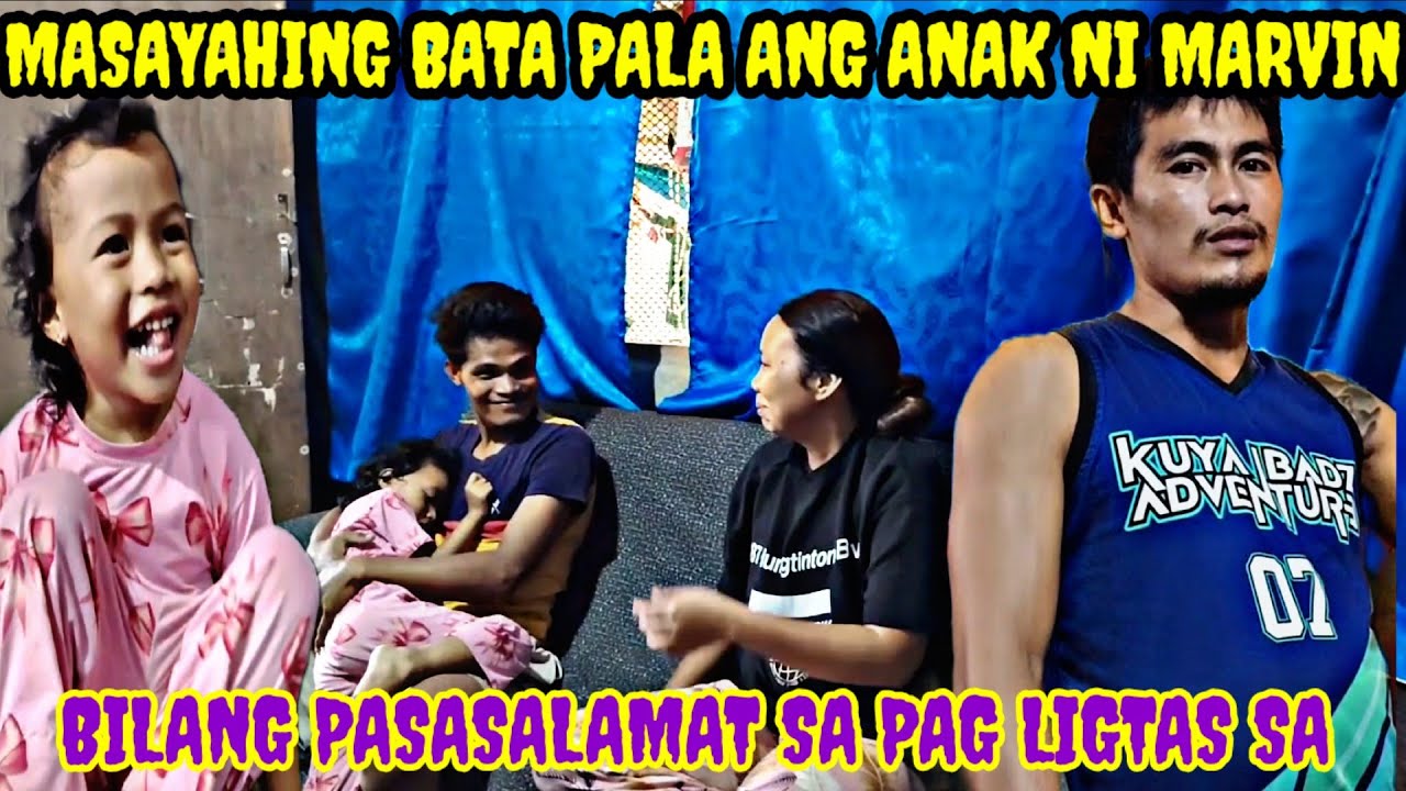 MASAYAHING BATA PALA ANG ANAK NI MARVIN BILANG PASASALAMAT SA PAG LIGTAS SA KANILA🙏🙏🙏🙏