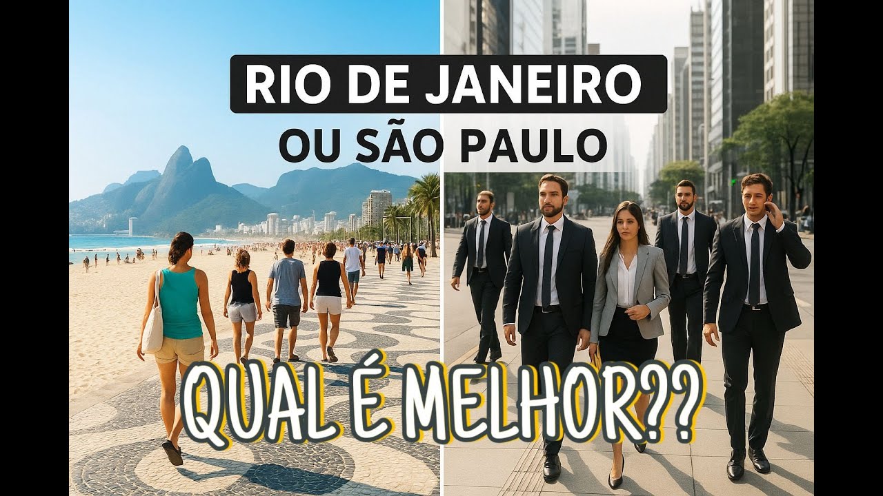 Qual é melhor pra viver:  Rio de Janeiro ou São Paulo?