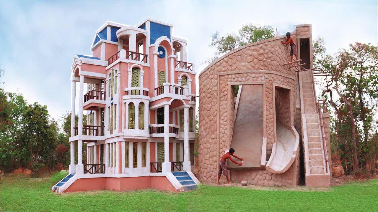 Building Creative Freshes Modern Water Slide Park To Underground Swimming Pools
