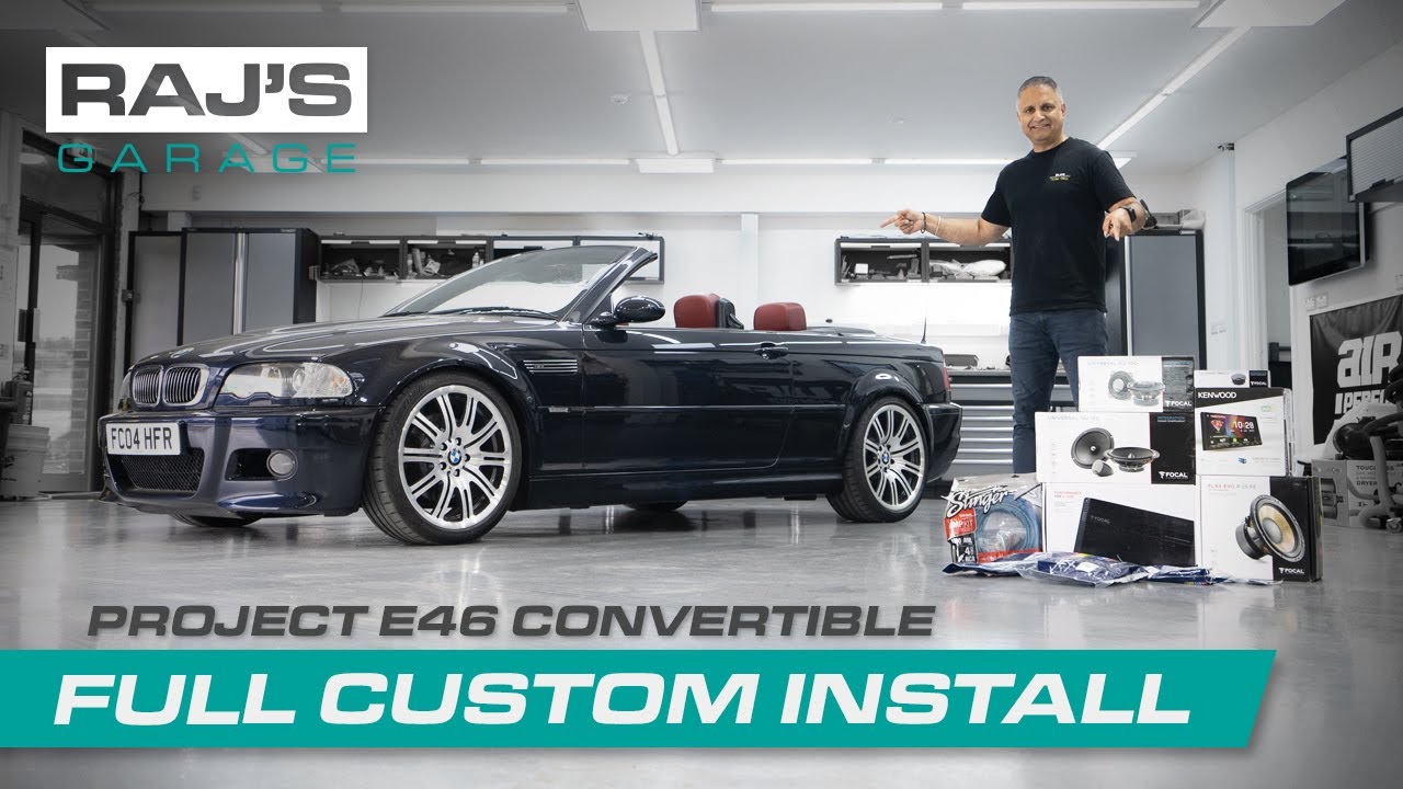 BMW E46 M3 Convertible gets a Full Focal Custom Car Audio System | Car Audio Security