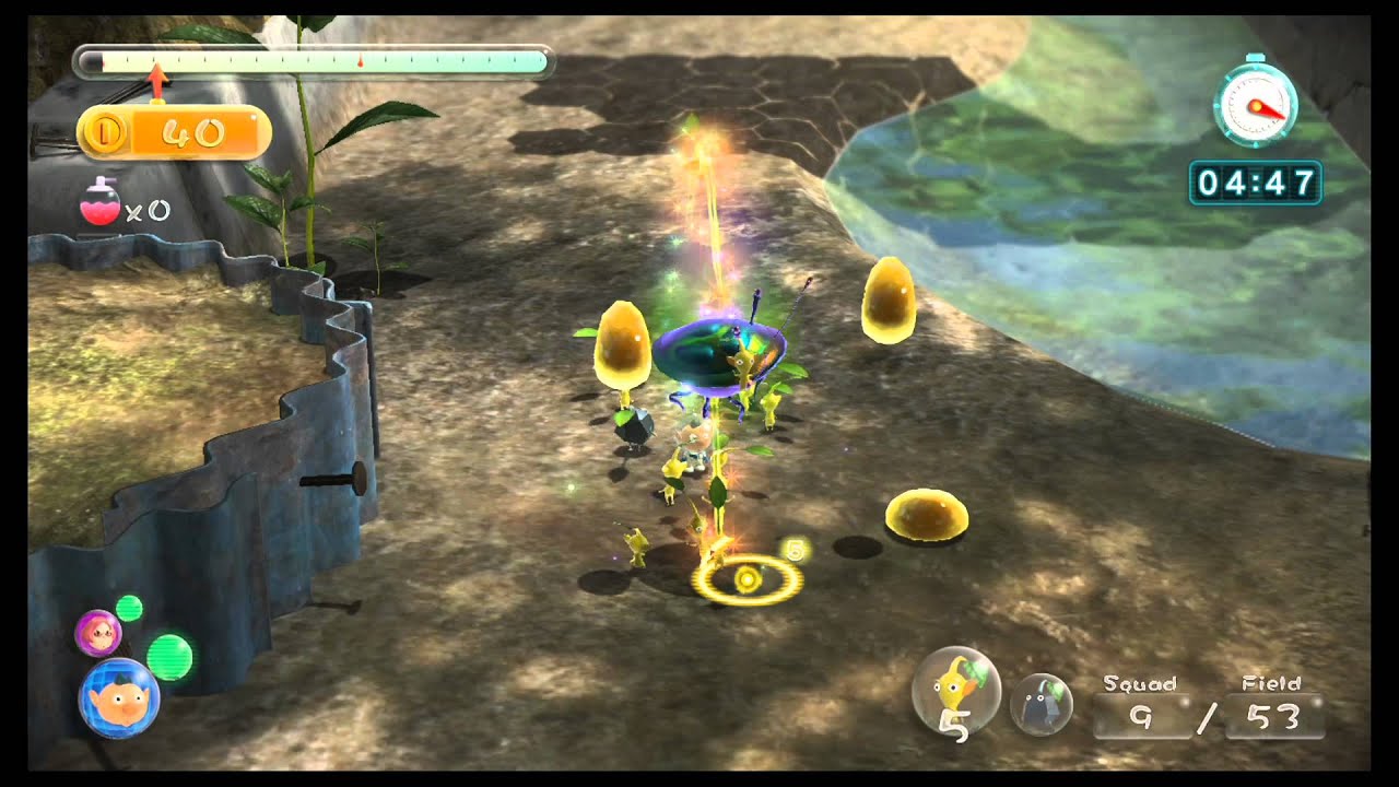 Pikmin 3 Treasure Challenge Mode DLC: The Rustyard Platinum Medal
