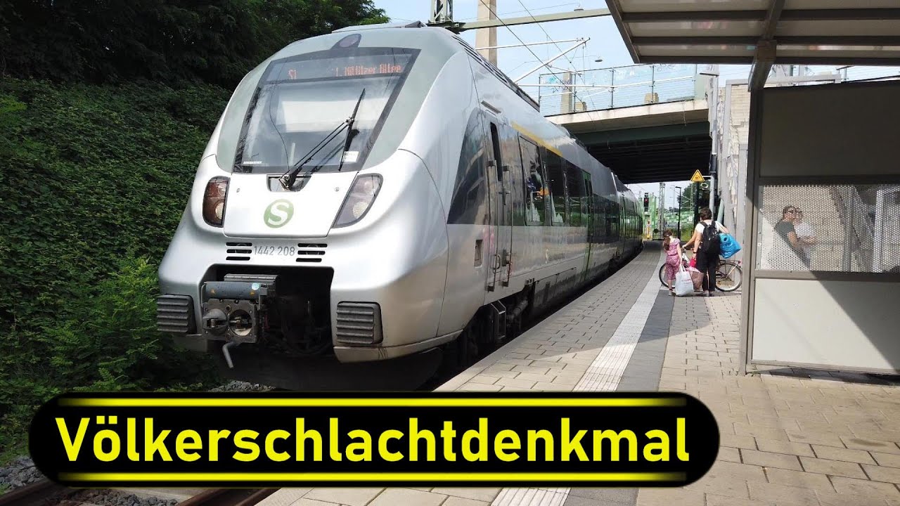 S-Bahn Station Völkerschlachtdenkmal - Leipzig 🇩🇪 - Walkthrough 🚶