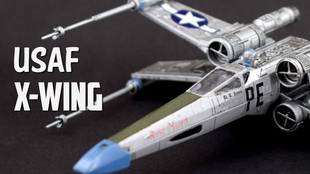 Custom USAF X-Wing Model kit Build - Revell 1/112 Scale