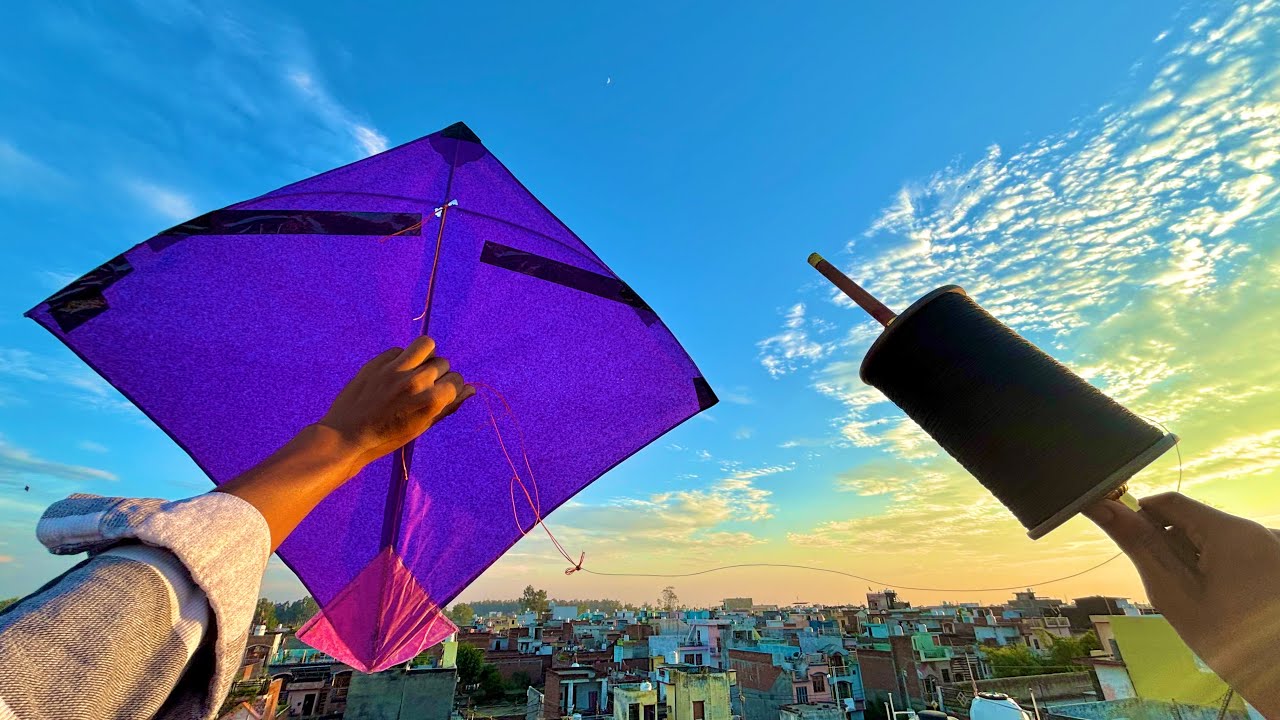 New Manjha Testing with branded kites | kite fighting | kite cutting | patang 