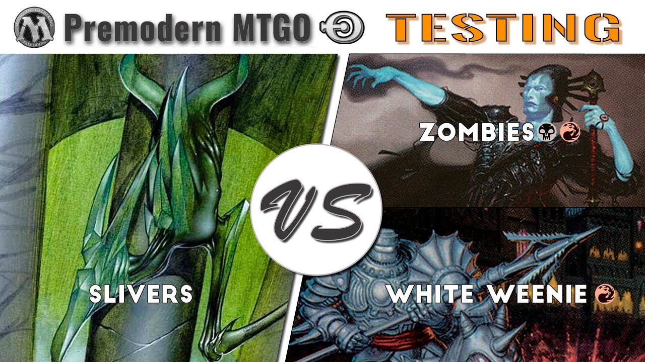 Premodern Testing: 5c Slivers by Yisu vs Zombies BR and vs White Weenie /Red