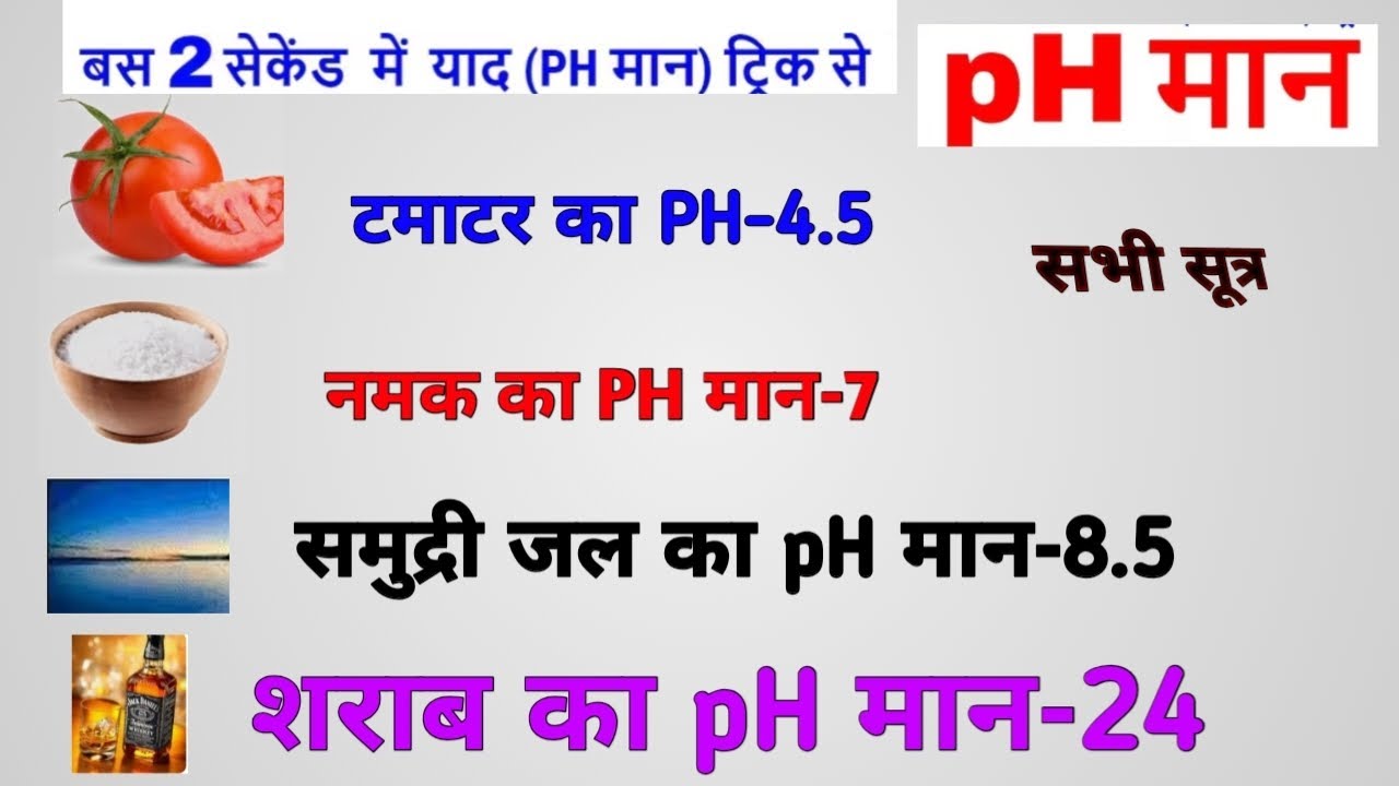 अम्लीय, क्षारीय, उदासीन की पहचान ll PH मान ट्रिक से ll pH man trick ll ph मान कैसे याद करें #shorts 