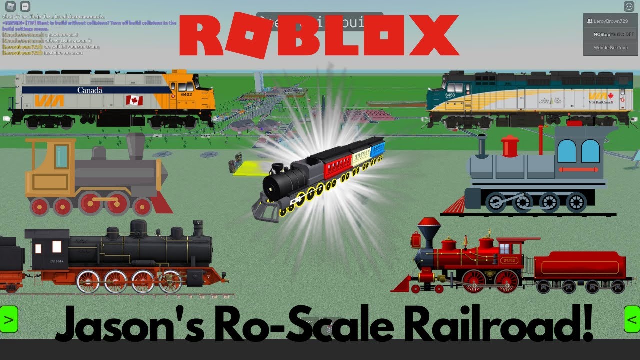 BEST RAILROAD EVER? (Jason's Railroad) | Roblox | Ro-Scale Sandbox