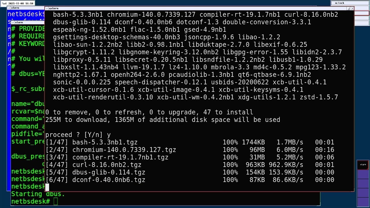 Installing software on my NetBSD 10.1 workstation
