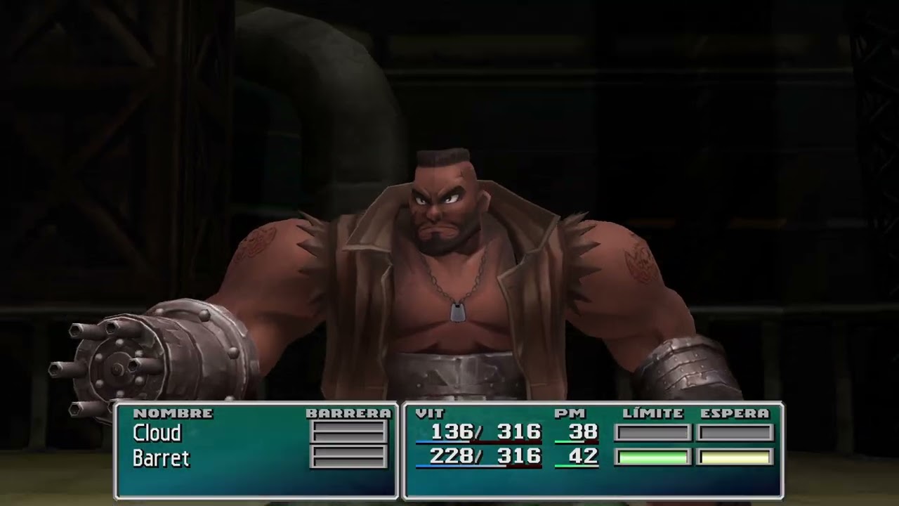 Probando el mando con Final Fantasy VII moddeao hasta las trancas