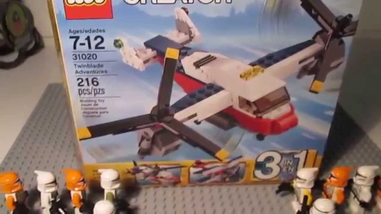 lego creator twinblade adventures set number 31020