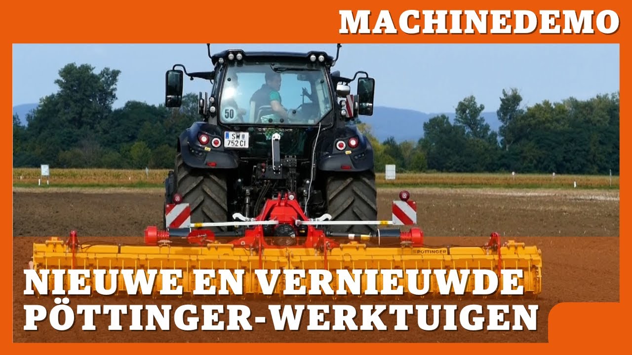 Nieuwe en vernieuwde Pöttinger-werktuigen