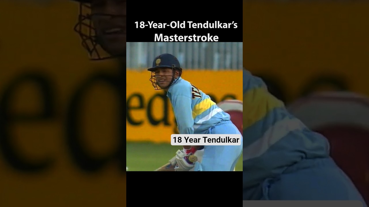 18 Year Tendulkar Masterstroke - Analysis #short #sachintendulkar #cricket #cricketfans