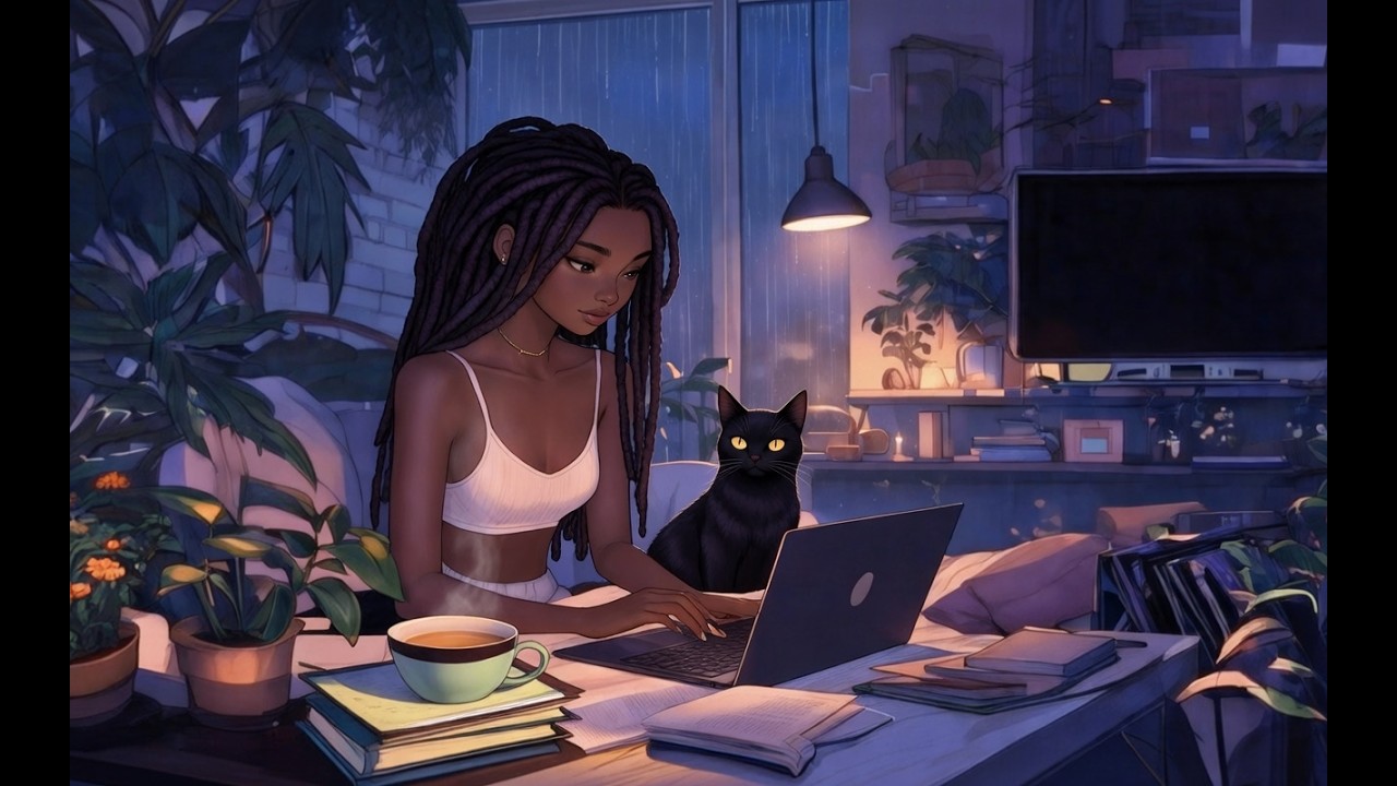 1 Hour Lo-Fi Study Beats 🌙🎧 Chill Instrumental Music to Focus, Work & Unwind