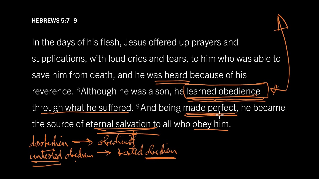 How Did Jesus “Learn” Obedience? Hebrews 5:7–9