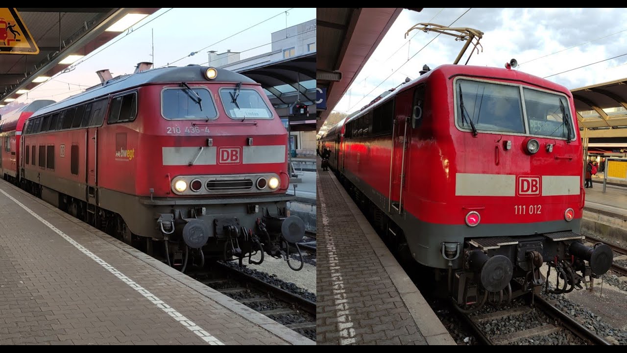 Südbahn zum Jahreswechsel 2022, so ganz ohne Diesel gehts noch nicht