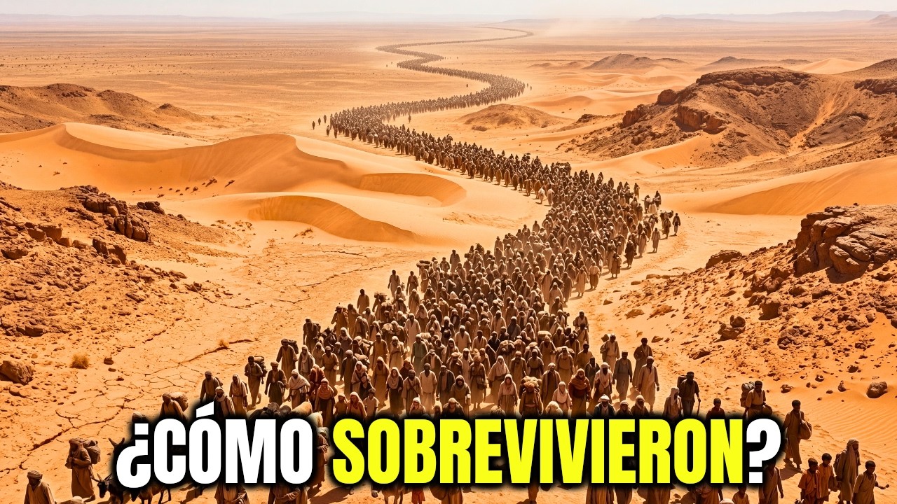 ¿Cómo 1 MILLÓN de Personas SOBREVIVIERON en el DESIERTO DEL ÉXODO?
