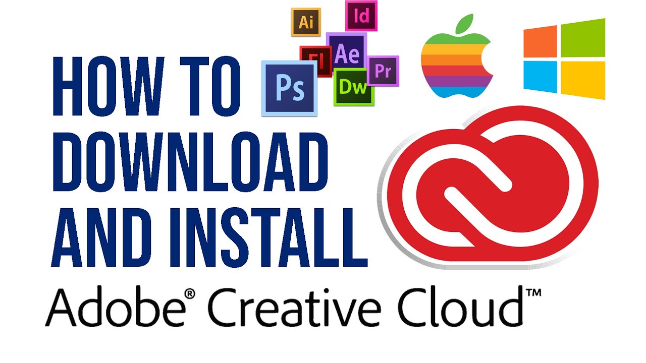 Как установить Adobe CREATIVE CLOUD APPS на свой компьютер