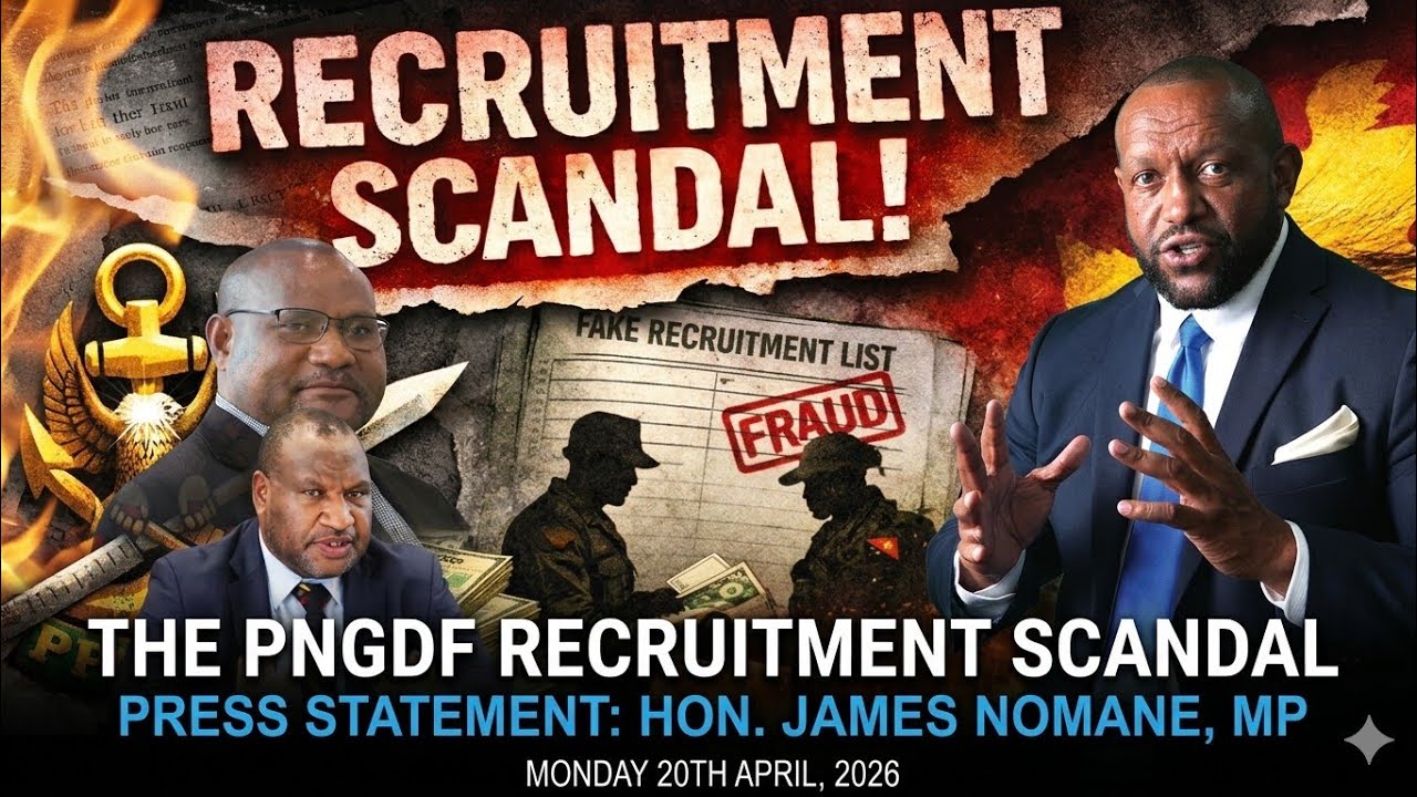 THE PNGDF RECRUITMENT SCANDAL  - Lies, Cover-ups,  Corruption 