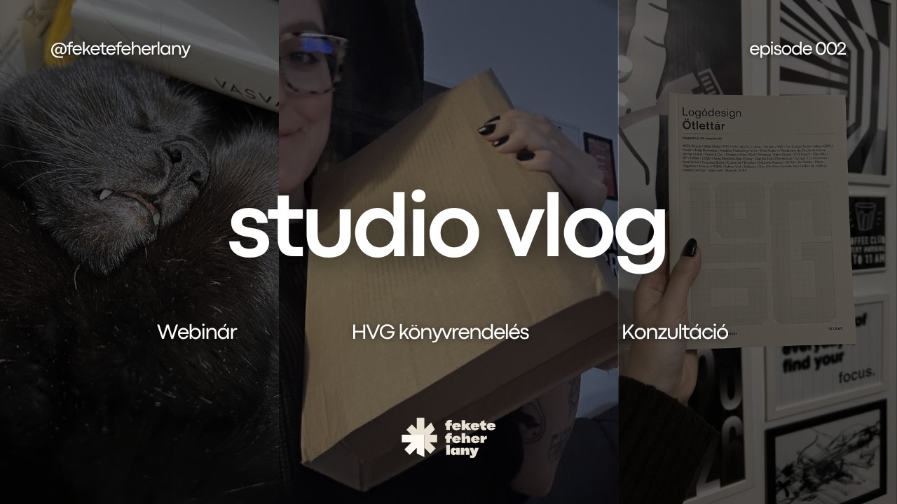 studio vlog I webinár I könyvrendelés I konzultáció