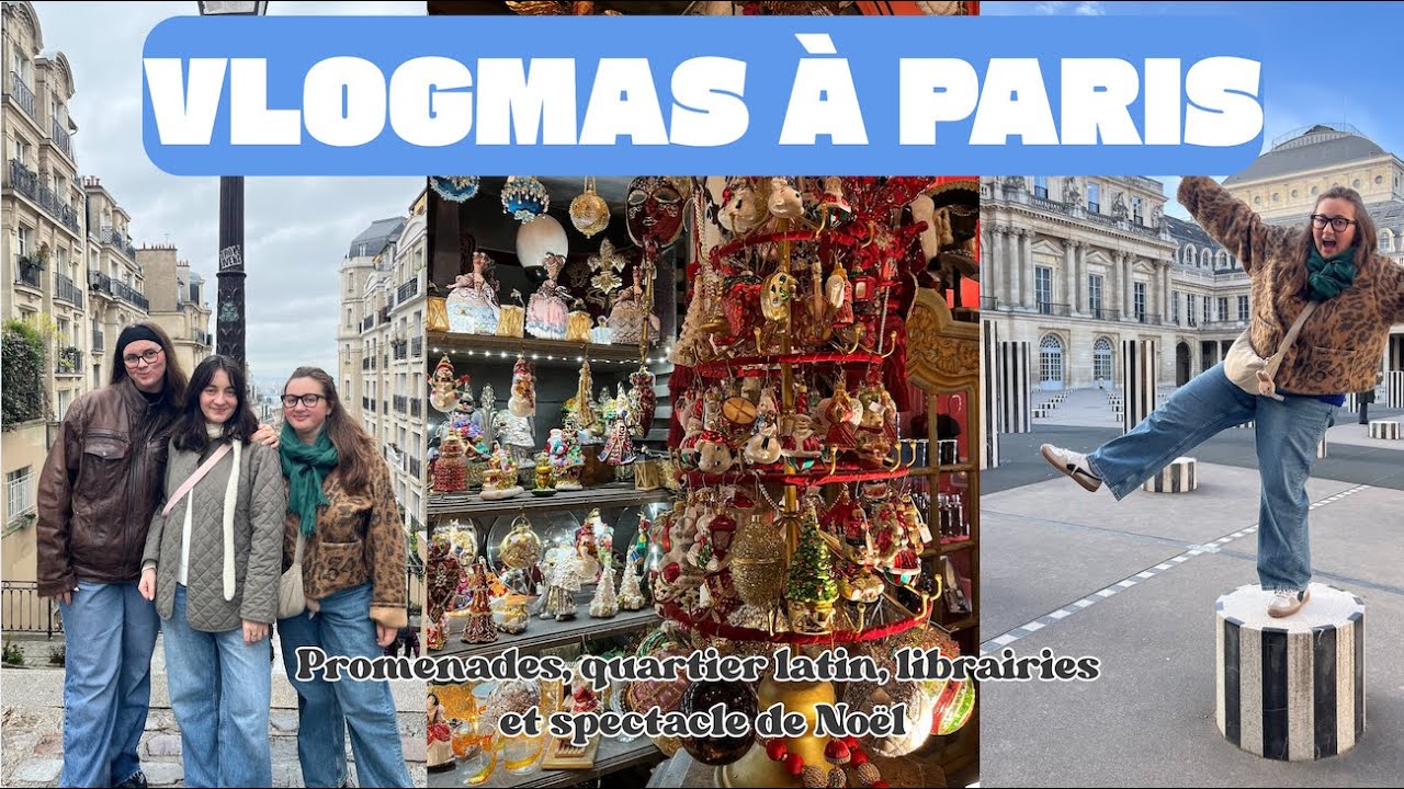 VLOGMAS - Slow days in Paris : Balades, livres & cafés 🎄☕💕