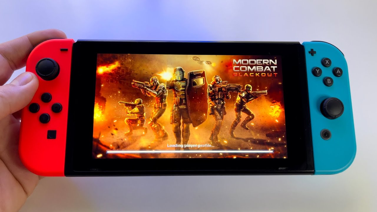 Modern Combat Blackout | Nintendo Switch handheld gameplay