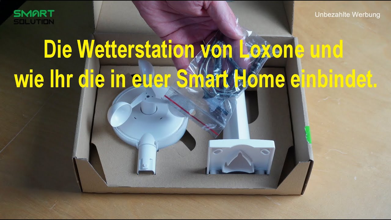 Wie wird die Wetterstation von Loxone In ein Smart Home eingebunden?