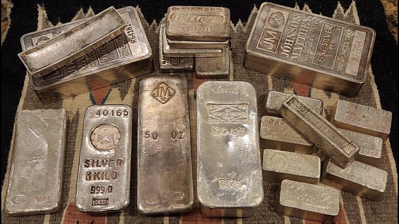 Heavy Metal: Big, Beautiful Bars of Silver up to 100 Ounces!