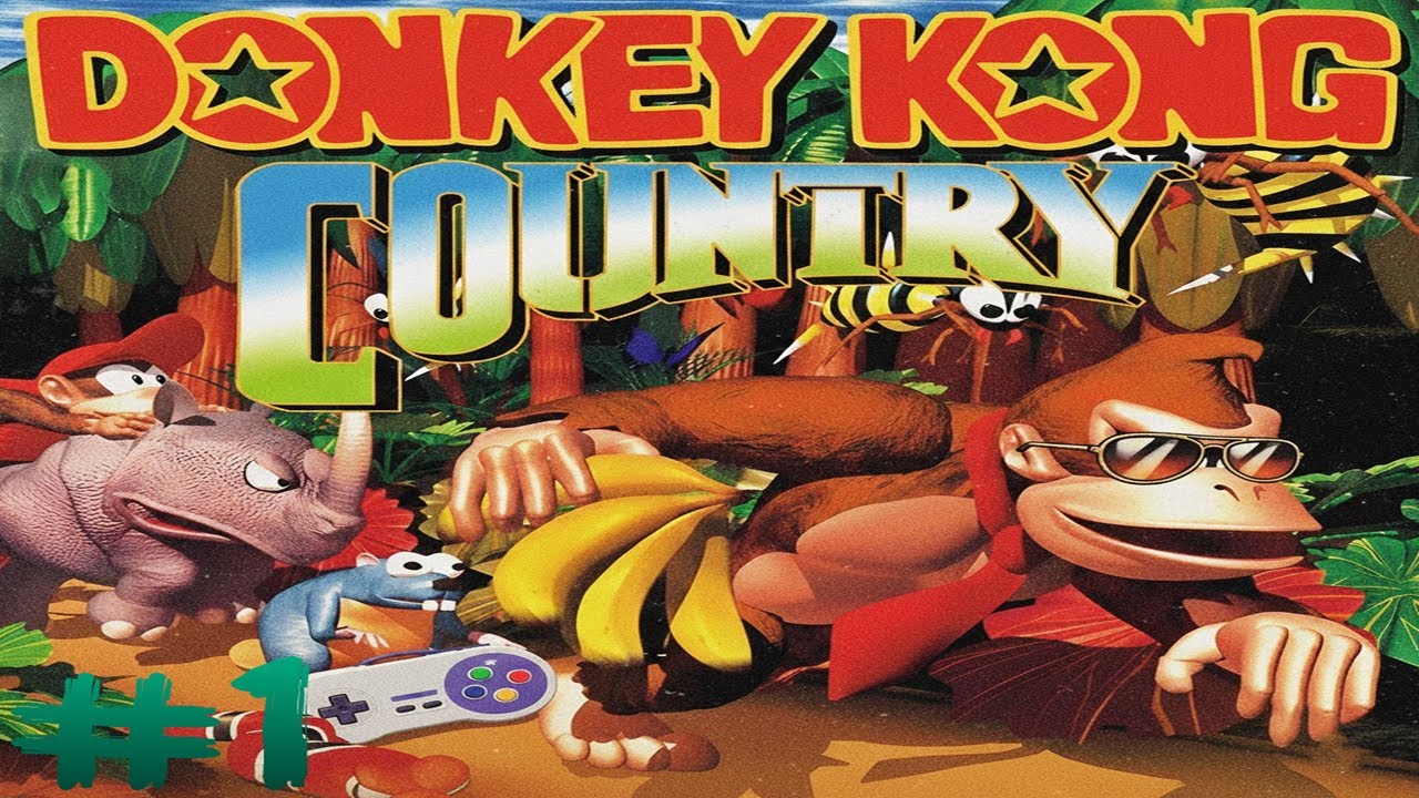 #goRetro 🙊 Donkey Kong Country #snes PUR #1 chilled gameplay DKC