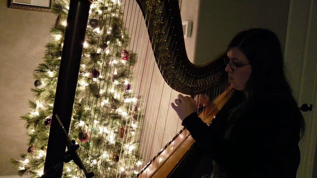 The First Noel Christmas harp solo