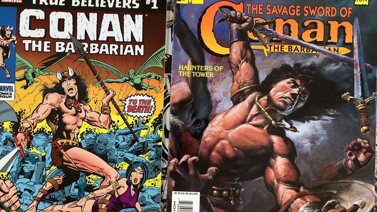 Conan Issue 1 by Barry Windsor Smith was Later Redrawn by John Buscema! We Compare and Contrast!