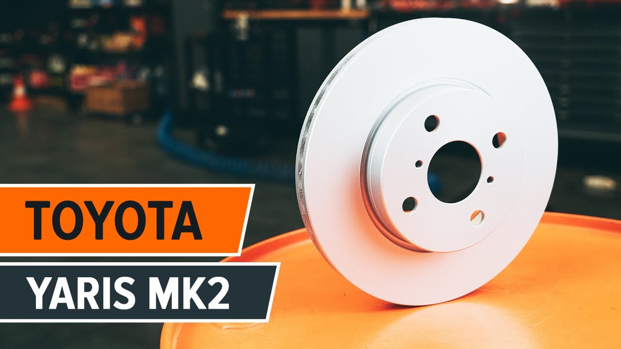 TOYOTA YARIS Mk2 elülső féktárcsa csere [ÚTMUTATÓ AUTODOC]