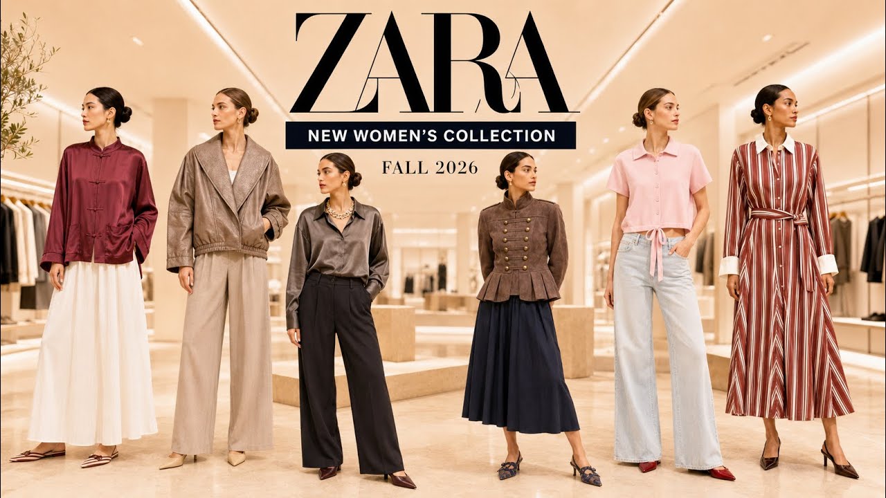 ZARA NEW WOMEN'S COLLECTION FALL 2026  / ZARA NUEVA COLECCION MUJER OTO&Ntilde;O 2026