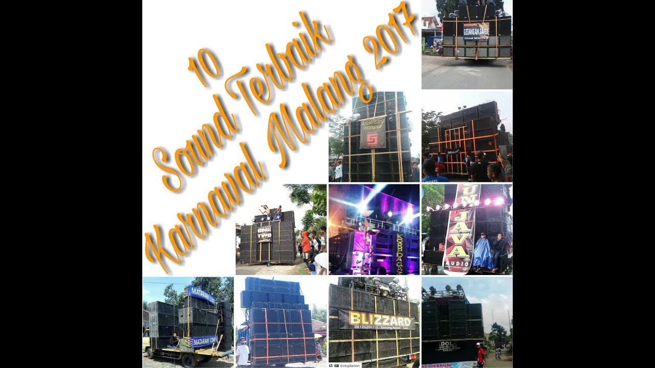 10 Sound System Terbaik Karnaval Di Malang 2017