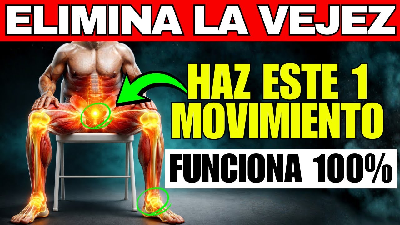 ¿Mayor de 60? DEJA de Caminar y HAZ este Ejercicio en la SILLA | Salud