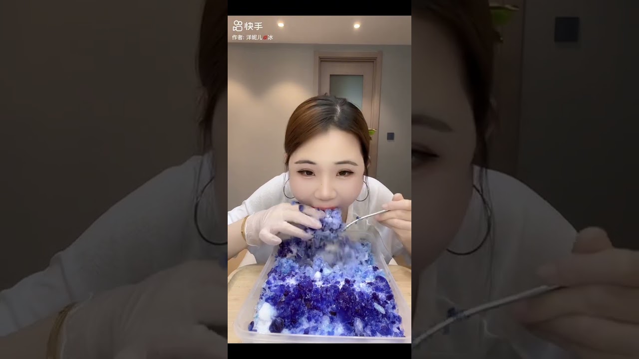 🤍•YY BLUE AND WHITE MIXED ICE COMPILATION ONLY BITES•🤍