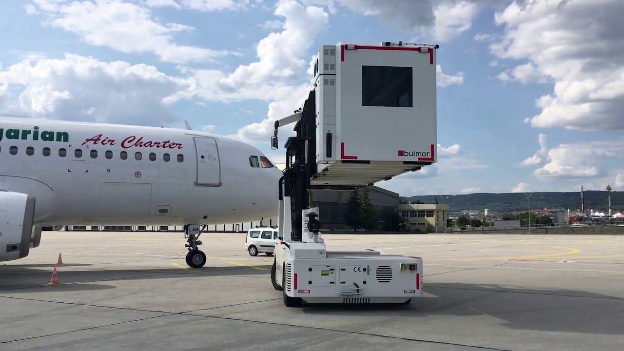 PRM Boarding with SideBull Ambulift at Varna Airport