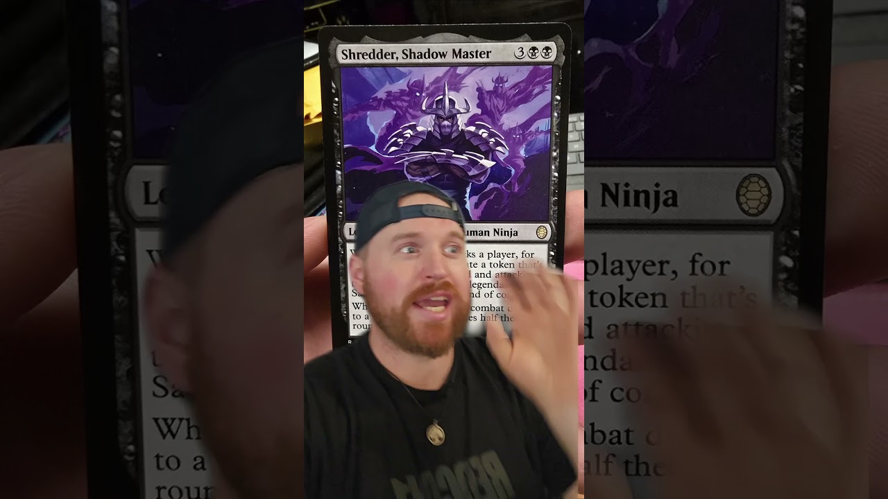 Этот шредер станет настоящей угрозой! #magicthegathering #MTGxTMNT #mtgambassador