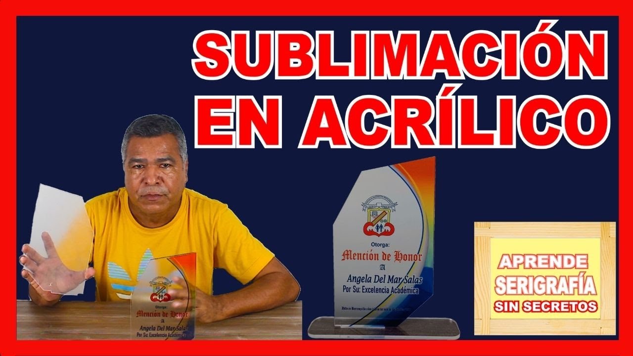 😍🚀SUBLIMACIÓN EN ACRÍLICO
