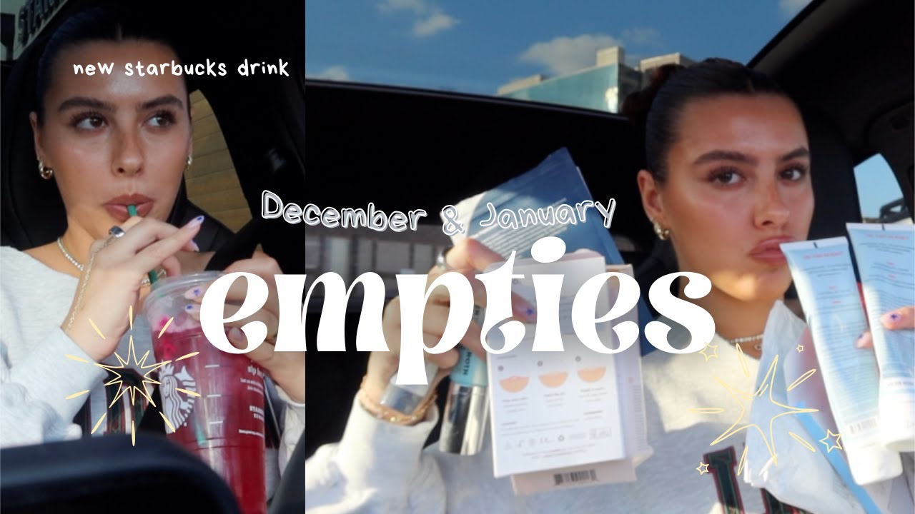 December & January Empties