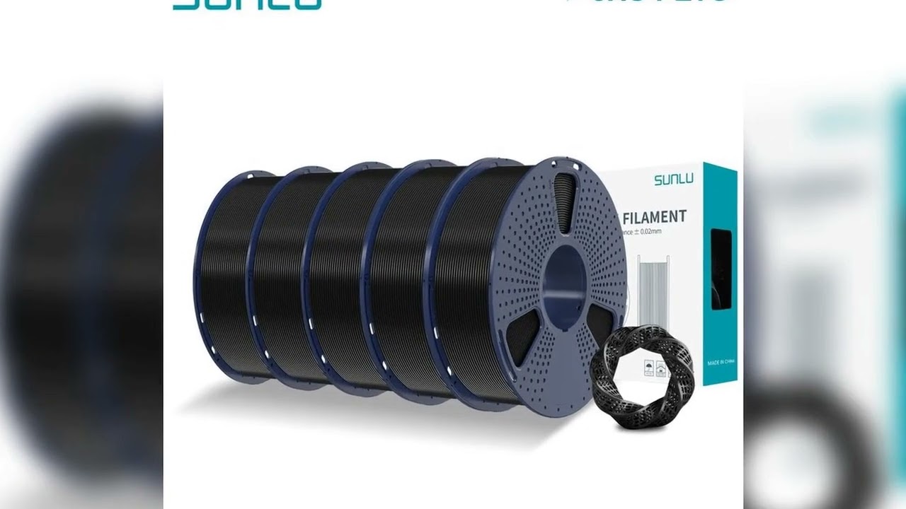A must-have product! SUNLU 5KG PETG 3D Filament 1.75mm Neatly Wound High Toughness 3D Printing Spo