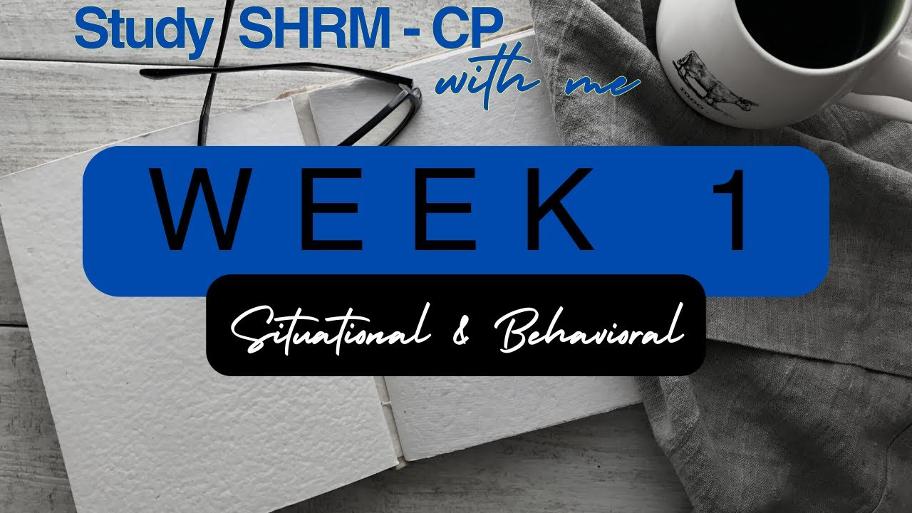 SHRM-CP Exam | Self Study with me - RECAP for Week 1