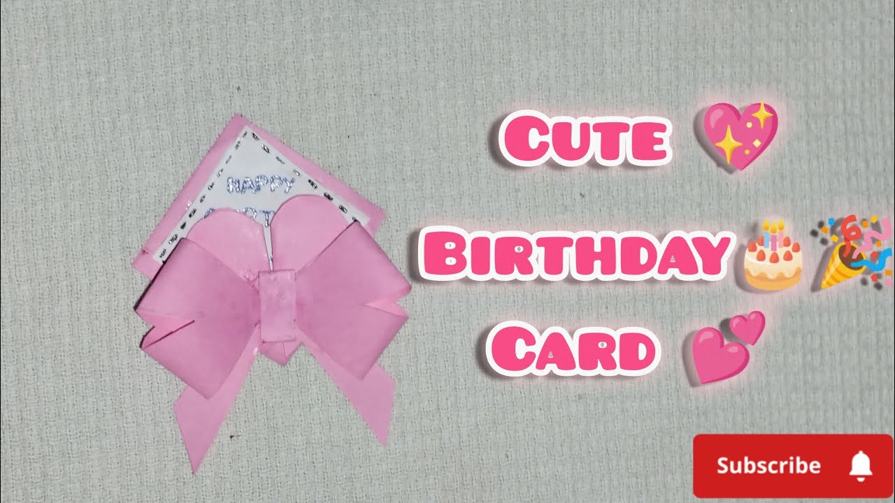 Diy Birthday card #diy #art #craft #subscribe #shorts #short. #funny #papercraft