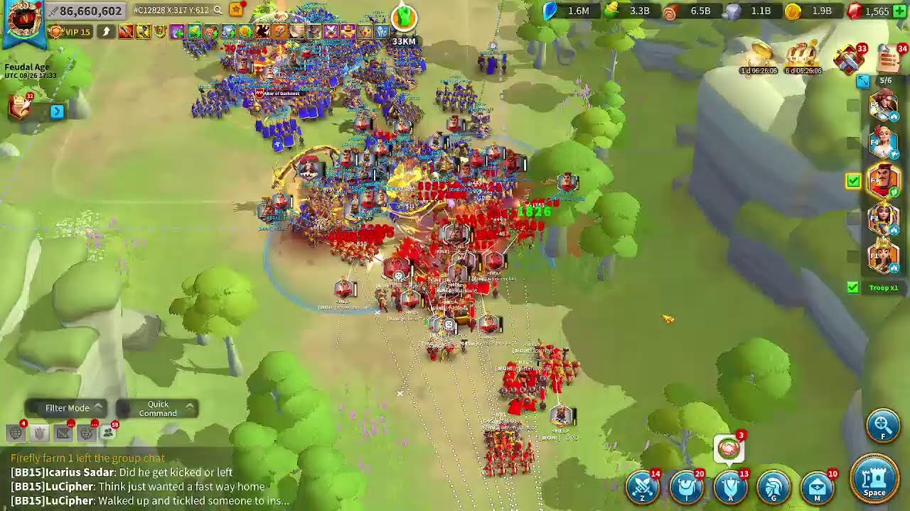 TIDES OF WAR PIONEER KVK(FIRST ALTAR FIGHT)