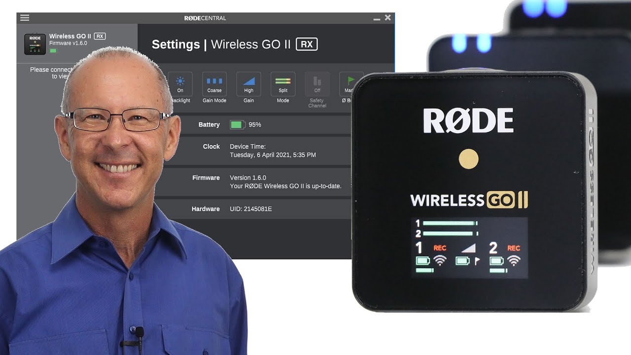 Rode Wireless Go II | Полное руководство по настройкам записи