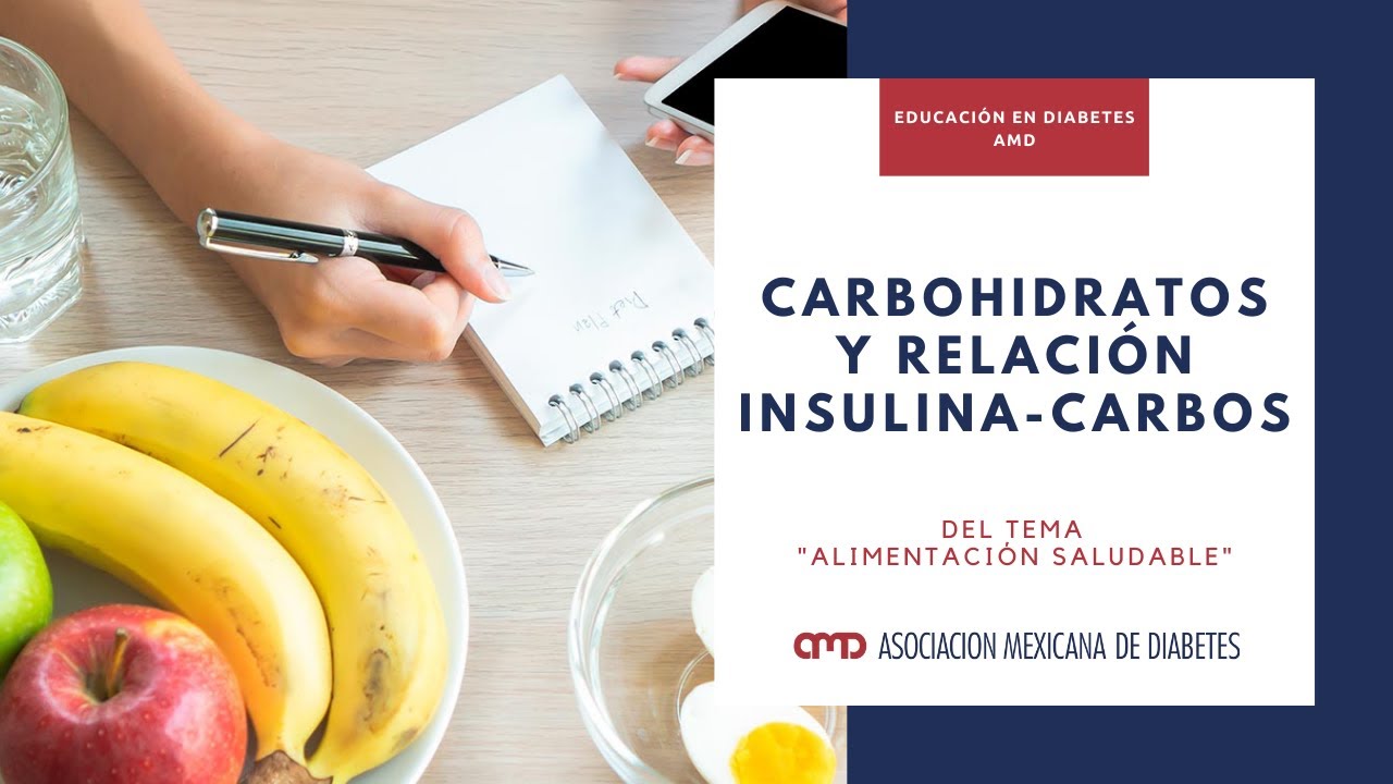 Carbohidratos y relación insulina carbohidratos / Educación en Diabetes AMD