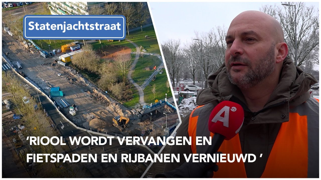 Riool Statenjachtstraat wordt vernieuwd