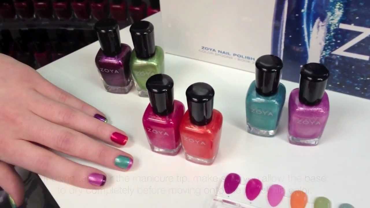 Surfin' Funky French Manicure by Zoya Nail Polish